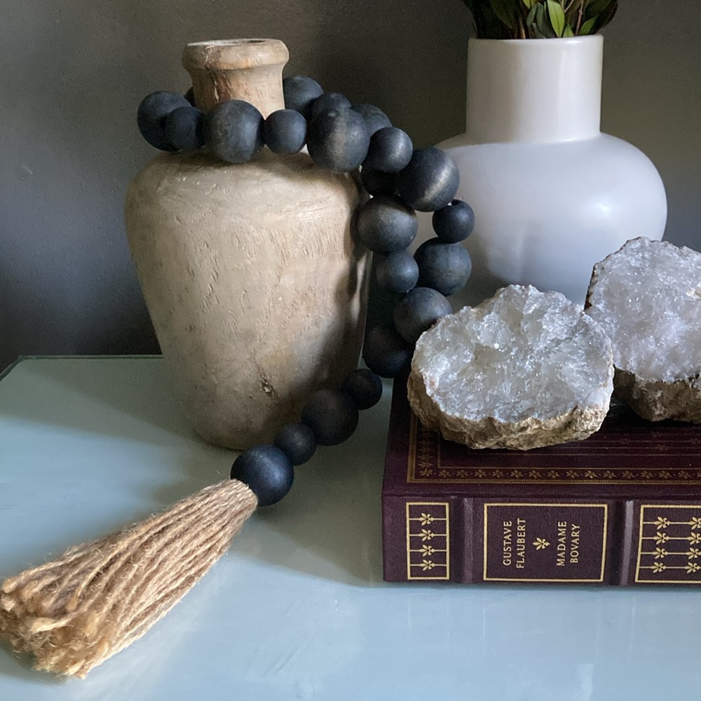 Wood Bead Garland Home Decor